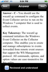 Sample View of Windows 7 70-680 Exam Prep Answer